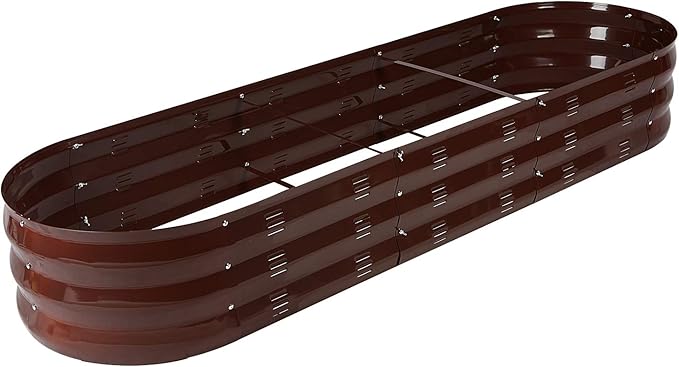 GADI 67-Inch Raised Garden Bed, Metal Planter Box for Vegetables and Flowers, Large Outdoor Gardening Kit, Easy DIY Assembly, Weather-Resistant & Rust-Proof
