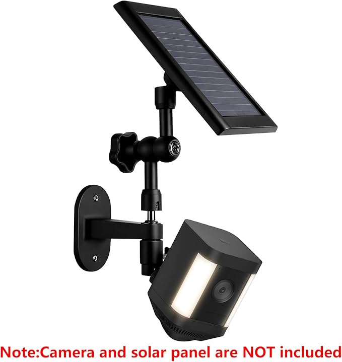 2-in-1 Wall Mount for Solar Panel, Stick Up Cam Battery, Spotlight Cam and Spotlight Cam Plus/Pro(Battery), Adjustable Angle to Get Maximum Sunlight for Your Solar Panel