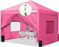 Quictent Privacy 8x8 Pop up Canopy Tent with Sidewalls and Roll-up Ventilated Windows, One Person Easy Setup, Outdoor Commercial Gazebo Shelter Enclosed Waterproof, Bonus 4 Sandbags