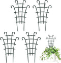 4 Pcs Small Trellis for Potted Plants Plant Trellis Indoor Trellis for Potted Plants Stackable Plastic Plant Support Houseplant for Climbing Indoor Monstera Pothos Ivy Plants Decor