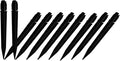 Replacement Stakes for Solar Lights, 10Pack ABS Reinforced Ground Spikes(Fit for Pole Inner Diameter 0.57inch & Outer 0.35Inch), Solar Wheat Ear Lights Stakes for Outdoor Pathway Christmas