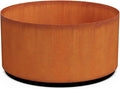 PLANTERCRAFT Corten Steel Metal Planter Box, Round Sizes, Modern Garden Steel planters for Commercial and Residential Outdoor Use.