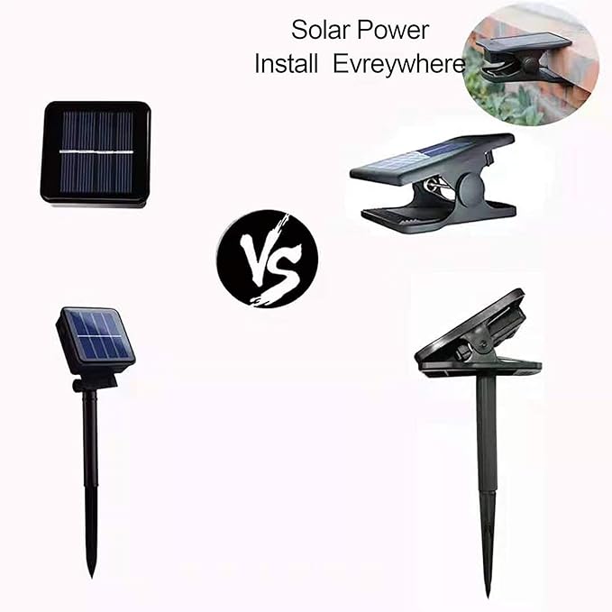 ZNYCYE 1 Pack 8 Modes Solar Waterfall Lights, Solar Fairy Lights Outdoor Waterproof, 10 Strand 200 LED Watering Can Led String Lights(No Watering Can) for Garden Party Outdoor Indoor Decoration