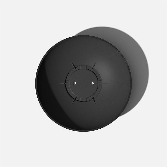 Veradek 24" Lane Round Bowl Planter for Indoor or Outdoor Use - 2-Pack Black