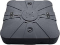 EliteShade USA 33" x 33" Offset Patio Umbrella Base Sand/Water Filled Square Umbrella Stand,Black