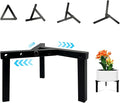 Three Legs Adjustable Metal Plant Stand for 5"-10" Plant Pot – Indoor & Outdoor (Black, 1 Pack)