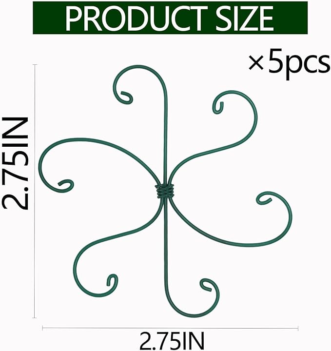 Monstera Plant Stem Support - Set of 5 Sturdy Indoor Support Sticks for Monstera & Climbing Plants - Essential Growth Stabilizers for Leaf Support - Easy-to-Use Gardening Accessories