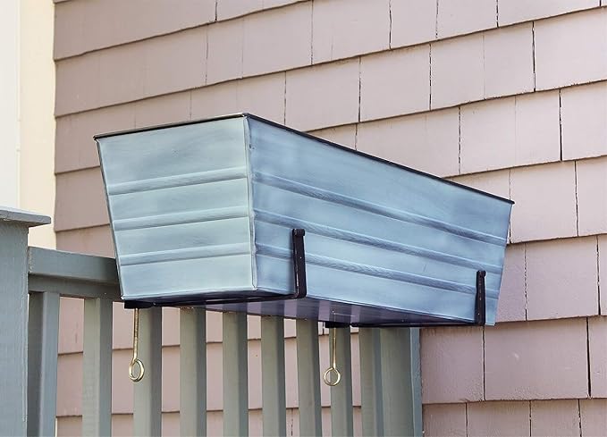 Achla Designs C-21NB Window Box, Large, Blue