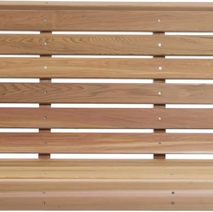 All Things Cedar Wooden Porch Swing, Outdoor Patio Furniture, 6 Foot, Natural