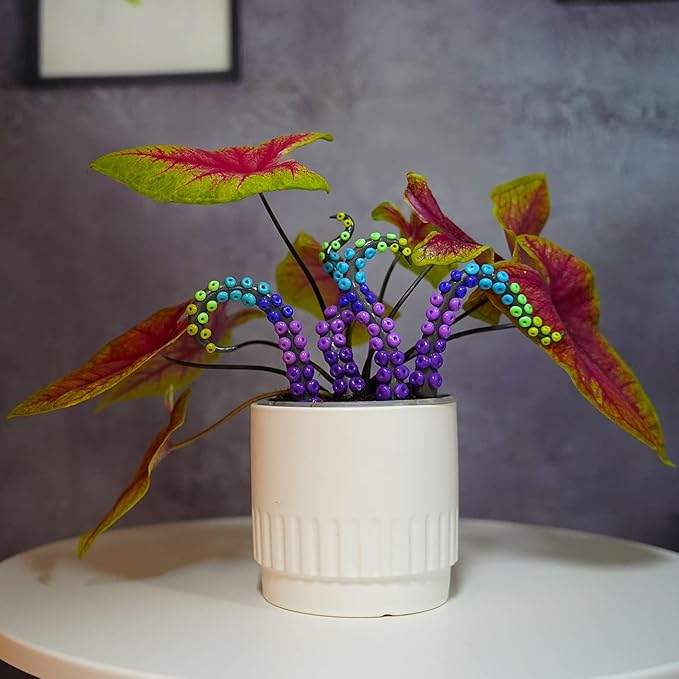 HoroM Octopus Tentacle Decorative Garden Stakes for Plant Decor and Ornaments