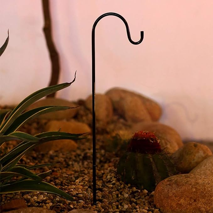 2 Pack Adjustable Shepherd Hooks, 26.77 Inch Stainless Steel Garden Stakes for Hanging Plants, Outdoor Decor, Weddings, Solar Lights, Plant Baskets, Durable & Versatile