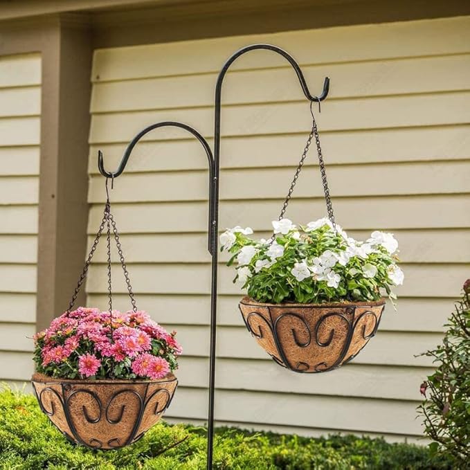 20 Inch Hanging Baskets Chain, Hanging Chains with Hooks Flower Pot Chain Replacement Plant Hangers for Planters, Bird Feeders and Lanterns (Classic, 4)