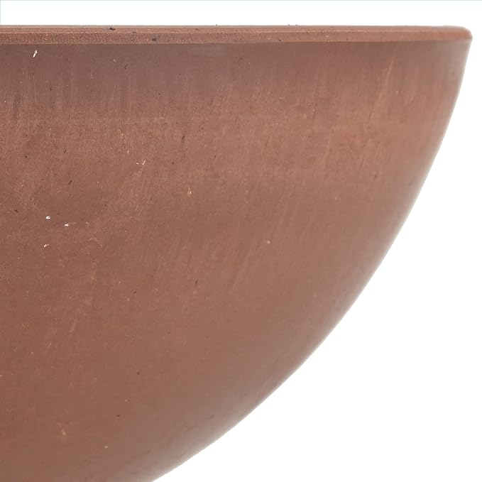 PSW Pot Collection Shallow Bowl Planter, 10-inch | Terra Cotta Color | Pack of 2 | For Succulents & Bonsai