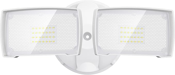 LEPOWER 28W 3000LM ‌LED Security Flood Light‌ ‌Outdoor‌, Switch Controlled Aluminum ‌Security Light‌, 2 Adjustable Heads, 5500K Daylight, IP65 Waterproof, Wet Location for Patio, Garden, Yard Lights