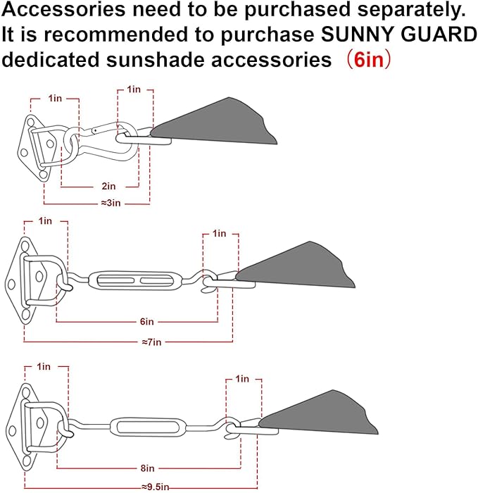 SUNNY GUARD Sun Shade Sail 10' x 13' Rectangle Grey-White UV Block Sunshade for Backyard Yard Deck Patio Garden Outdoor Activities and Facility(We Make Custom Size)