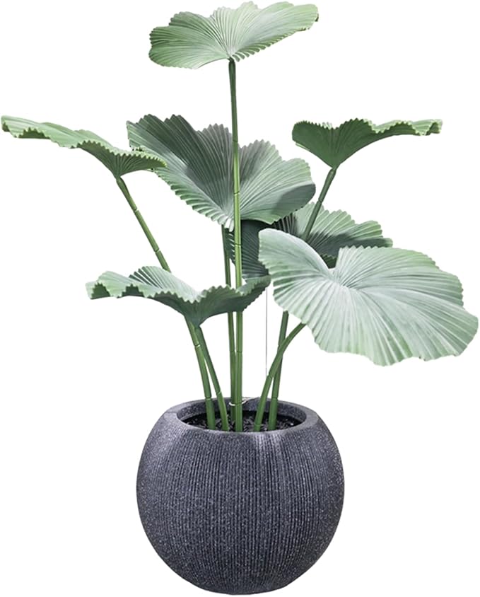 14.5 Inch Dia Plastic Round Black Planters for Outdoor Plants, Plant Pot with Drainage Holes and Plug for Home Patio Garden, Large Flower Pot for Indoor and Outdoor Plants, 11.8 H (8.9" Pot Opening)