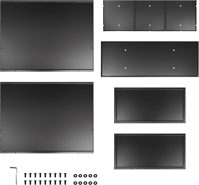 36" Metal Planter Box, Large Rectangular Window Box with Drainage Holes & Rust-Proof Coating, Modern Outdoor/Indoor Flower Box for Balcony, Patio & Herbs, Black