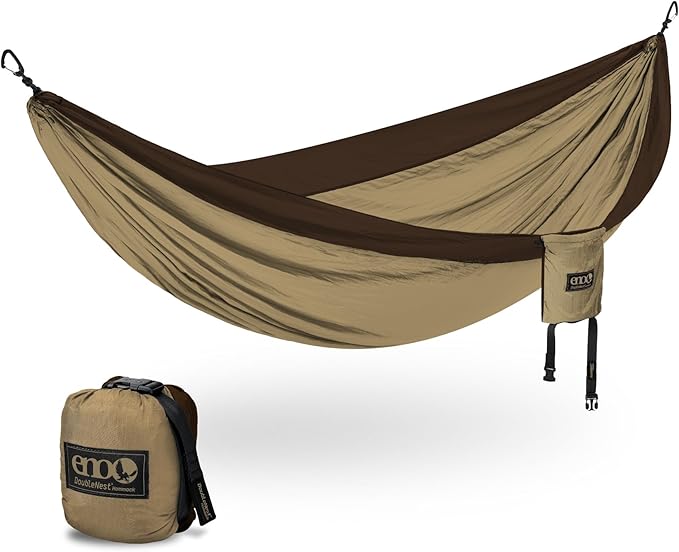 ENO, Eagles Nest Outfitters DoubleNest Lightweight Camping Hammock, 1 to 2 Person, Special Edition Colors, ATC