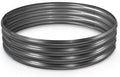 Land Guard Galvanized Raised Garden Bed Kit, Planter Boxes Outdoor, Round Large Metal Garden Beds for Vegetables(Gray)……
