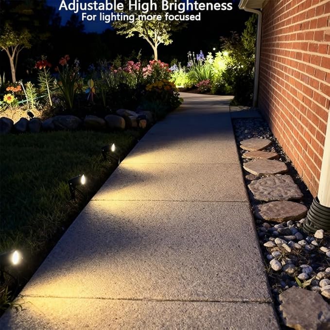 Smart Landscape Spotlights,Solar Low Voltage IP67 Waterproof Outdoor Spot Lights Compatible with APP/Remote Control Color Changing Lights for Yard Garden Pathway Lawn Tree Festival 2pack