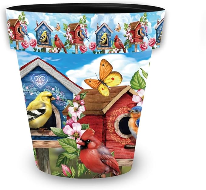 Briarwood Lane Floral Birdhouses Small Planter