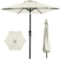 Best Choice Products 10ft Outdoor Table Compatible Steel Polyester Market Patio Umbrella w/Crank and Easy Push Button Tilt