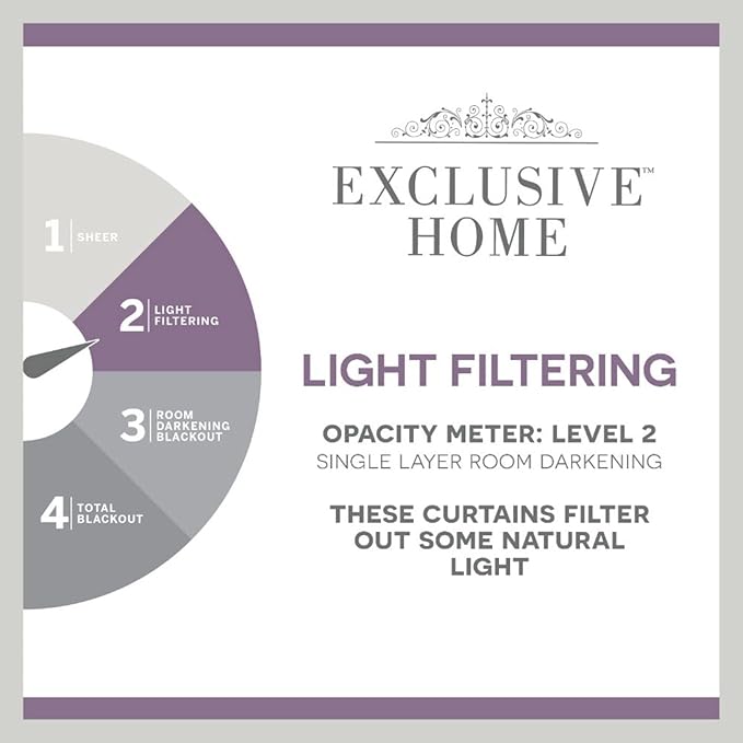 Exclusive Home Cabana Solid Indoor/Outdoor Light Filtering Hook-and-Loop Tab Top Curtain Panel Pair, 54"x144", Cloud Grey