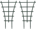 Trellis Small Outdoor, Mini Vine Support Indoor Plant Trellis for Climbing Plants Patio Pot Stackable Potted Stakes Plastic Houseplant Superimposed Garden Planter Vegetable Flower 5.91“ W x 10.24” h