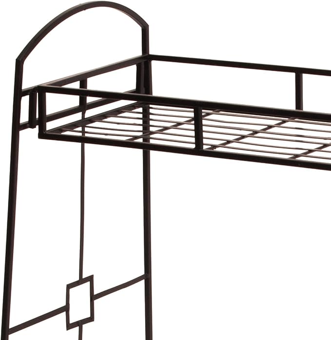 Panacea Products Forged 3-Tier Plant Stand, Black