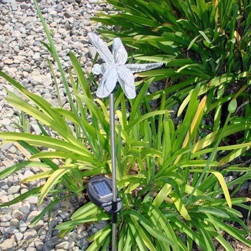 Solar Powered Garden Stake LED Light, Set of 2 (Dragonfly)