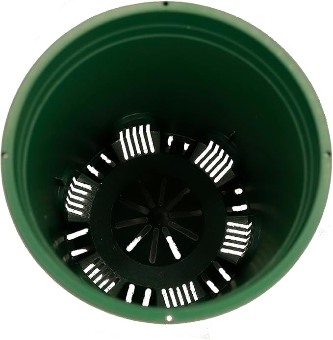 5 Gallon 20-Pack Green Nursery Pot Black Plastic Planters in Bulk with Drainage for Outdoor Indoor Large Plants Trees