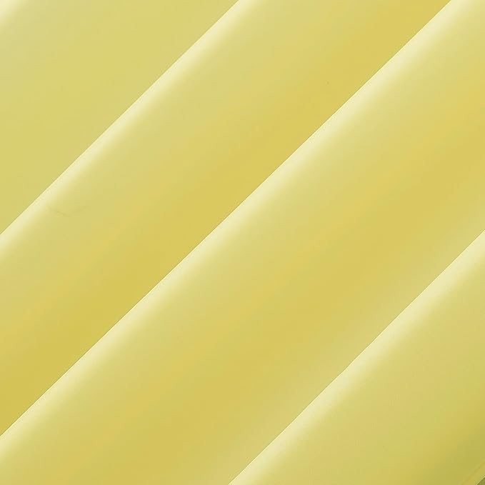 Sun Zero Marina Indoor/Outdoor UV Protectant Energy Efficient Grommet Curtain Panel, 54" x 108", Yellow