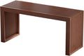 Bamboo Dining Bench, 35 inch Farmhouse Decor Indoor Kitchen Table Bench, Entryway Shoe Rack Bench, Outdoor Bench, Solid Bamboo Benches for Living Room, Hallway, Bedroom, Bathroom (Brown, Long)