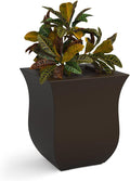 Mayne 5873-ES Polyethylene Planter, Espresso 16x16