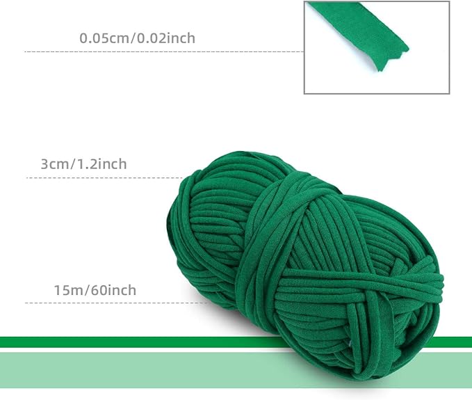 Decoroca Degradable Soft Green Garden Twine - 98FT Environmentally Smart Plant Ties, Stretchable Plant Wire, Multi-use Craft String (2 Pack)