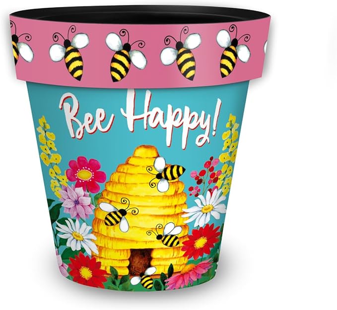 Briarwood Lane Bee Happy Beehive Medium Planter