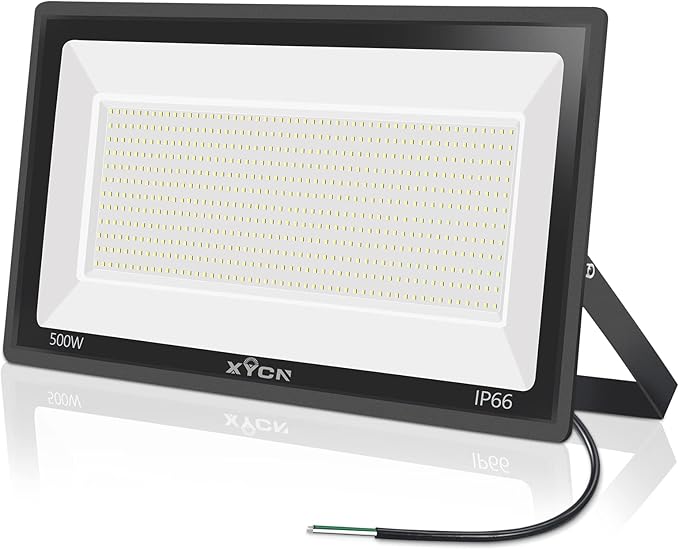 500W LED Flood Light,(2750W Equivalent) Super Bright 58,500LM Daylight 5000K IP66 Waterproof Security Outdoor LED Arena Lights,Commercial Lighting Floodlight for Backyard|Court|Stadium|Fields