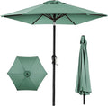 Best Choice Products 10ft Outdoor Table Compatible Steel Polyester Market Patio Umbrella w/Crank and Easy Push Button Tilt