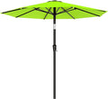 AreShark 9 FT Patio Umbrella for Outdoor, Outdoor Umbrella with Push Button Tilt and Crank, Outdoor Patio Umbrellas with 8 Sturdy Ribs for Market, Garden, Deck, Backyard, Pool (Apple Green)