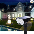 1 Pack Solar Powered Outdoor Spot Lights Outside Waterproof 20 LEDs Landscape Spotlights Dusk to Dawn for House Yard Tree, Plants, Walls, Path, Garden, Statues, Superior Accent Uplighting Cool White