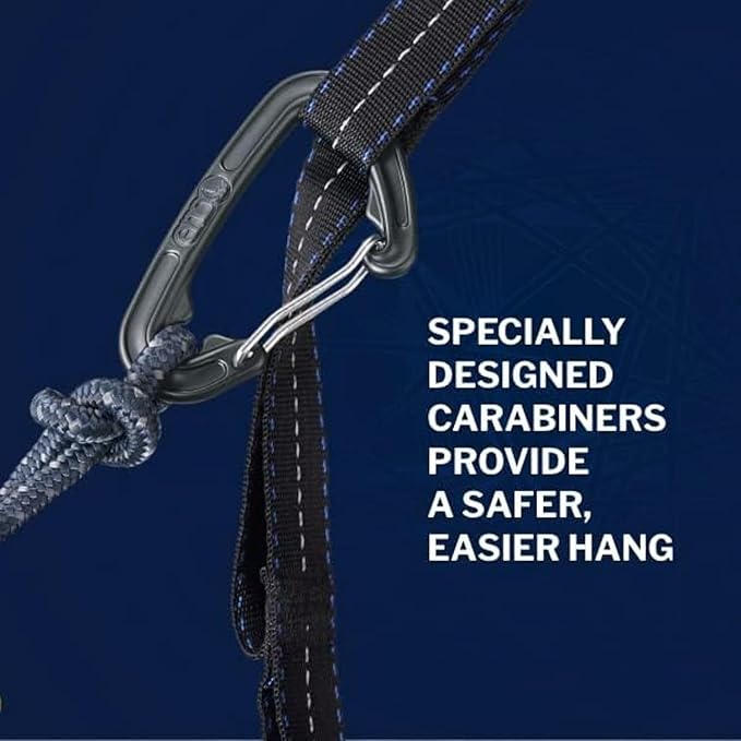 ENO, Eagles Nest Outfitters DoubleNest Lightweight Camping Hammock, 1 to 2 Person, Special Edition Colors, ATC