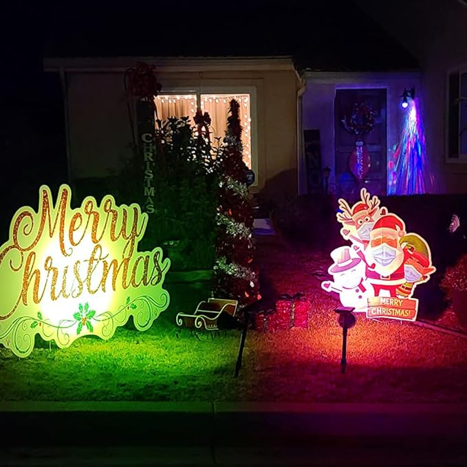 Solar Outdoor Lights, 9 Modes Color Changing 18 LED Halloween Solar Spot Lights Outdoor Waterproof Spotlight Landscape Light Solar Powered for Garden Yard Tree Flag Patio Christmas(2 Pack)