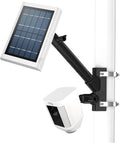 HOLACA 2-in-1 Pole Mounting Bracket for Ring Stick Up Cam/Spotlight Cam Pro/Plus/Outdoor Cam Plus, Solar Panel and Battery Outdoor Mount Accessories