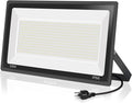 500W LED Flood Light Outdoor,2750W Equivalent Super Bright FloodLight with Plug,58600LM 5000K Daylight White IP66 Waterproof Commercial Lighting for Sports Fields,Counts,Arena,Stadium