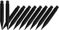 10 Pack Solar Light Stakes Replacement (Fit for Pole Inner Diameter 0.73 inch), ABS Reinforced Ground Spikes with Wire Holes for Outdoor Solar Light Pathway Christmas Landscape Garden Deco