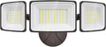 Onforu 130W Flood Lights Outdoor, 13000LM Brightness LED Light Outside, IP65 Waterproof LED Exterior Floodlight with 3 Adjustable Heads, 6500K White Outdoor Security Light for Yard Garage Eave