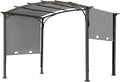 85''x 208'' Universal Doubleton Steel Pergola Replacement Cover for Pergola L-PG080PST, (Gray)