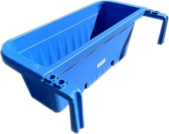 Apollo Exports International 20" Adjustable Railing Planter, Blue