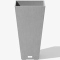 Veradek V-Resin Indoor/Outdoor Taper Planter (26 inch, Grey)