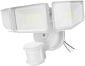 85W LED Security Lights Motion Sensor Light Outdoor, 8500LM Dusk to Dawn, IP65 Waterproof, 6500K, 3 Head Motion Detected Flood Light, Floodlight for Outside, Garage, Yard, Porch (White)